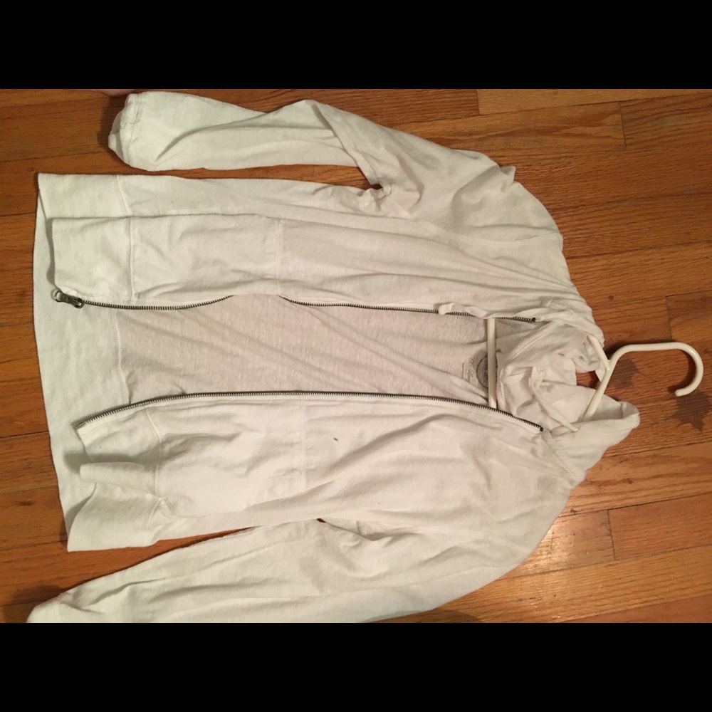 White sweatshirt